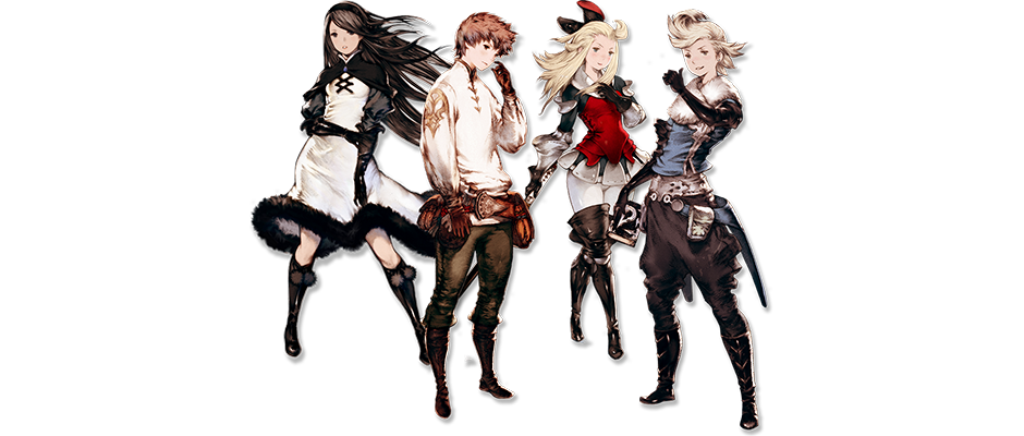 bravely default characters
