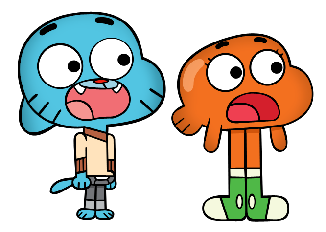 fan-art-gumball-and-darwin-shocked-vector-by-100latino