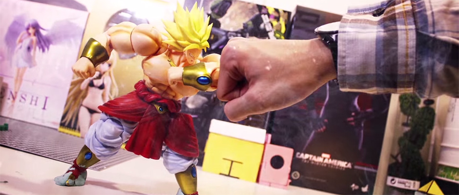 Revive en stop motion el combate de Goku vs. Broly… y una mano | Atomix