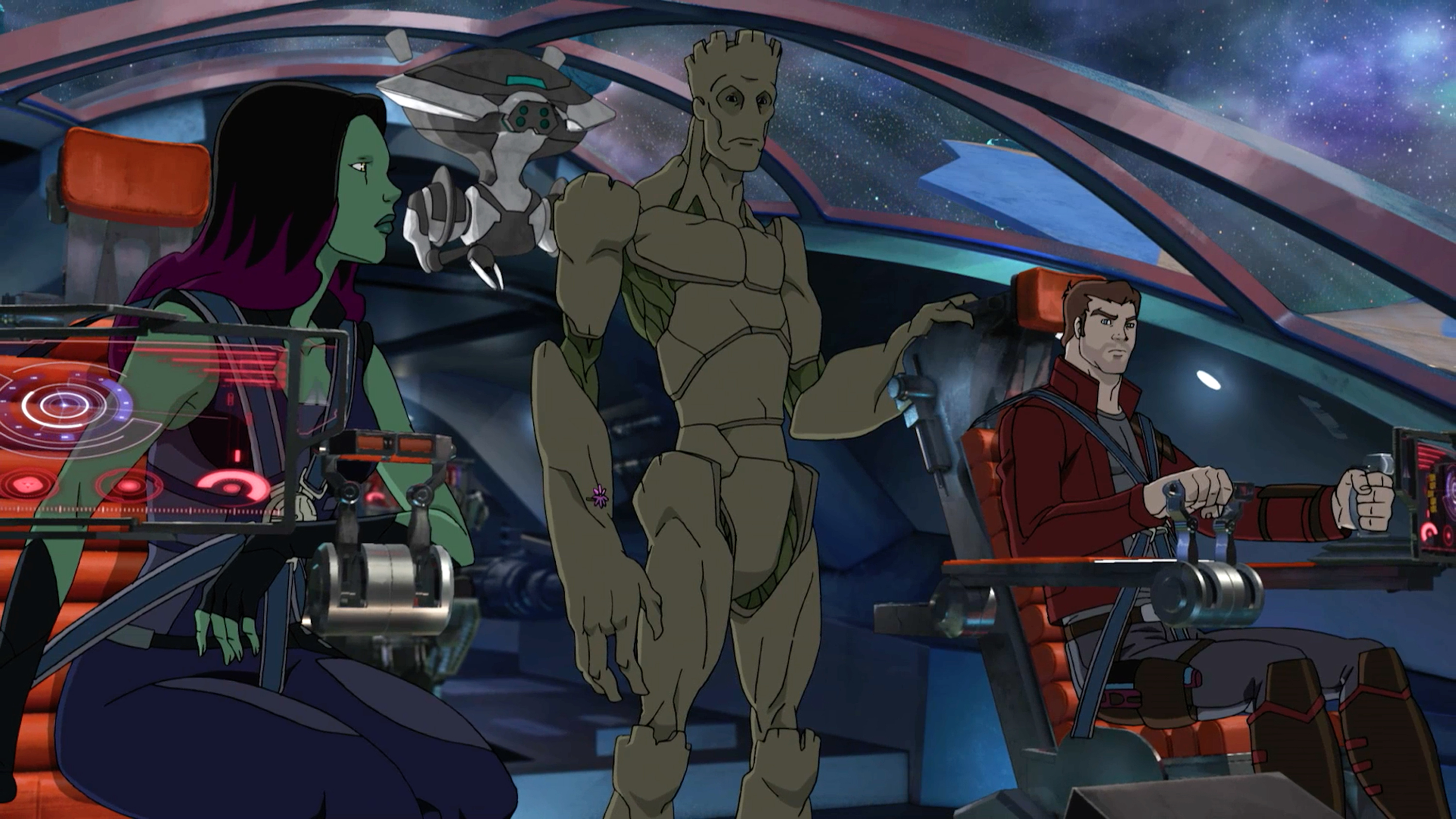 MARVEL'S GUARDIANS OF THE GALAXY - "One in a Million You" - Feeling underappreciated, Rocket accepts an offer to work for The Collector, only to realize his "job" is working as another prisoner in The Collector's collection. This episode of "Marvel's Guardians of the Galaxy" will air Saturday, October 3 (9:30 PM - 10:00 PM ET/PT), on Disney XD. (Disney XD) GAMORA, GROOT, PETER QUILL