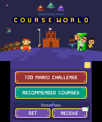 Super Mario Maker for Nintendo 3DS Screenshots Course World