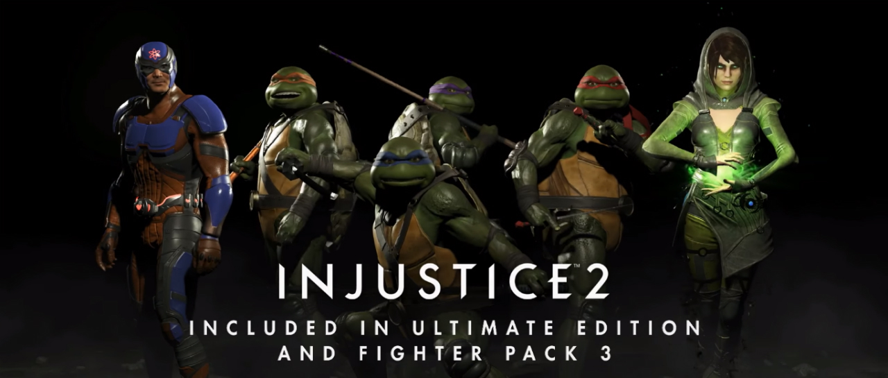blanco como la nieve chico Camino Cowabunga! Las Tortugas Ninja serán peleadores DLC en Injustice 2 | Atomix