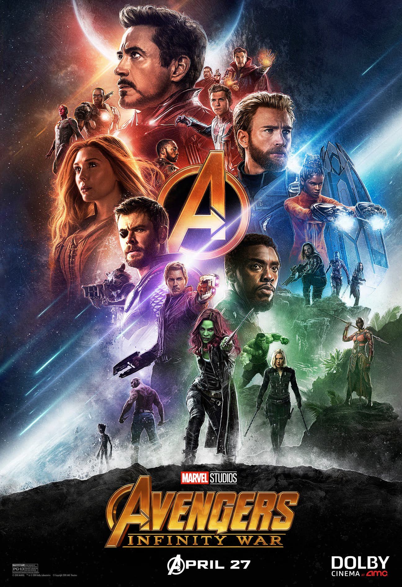 ¡Sorpresa! Liberan dos nuevos pósters de Avengers Infinity War Atomix
