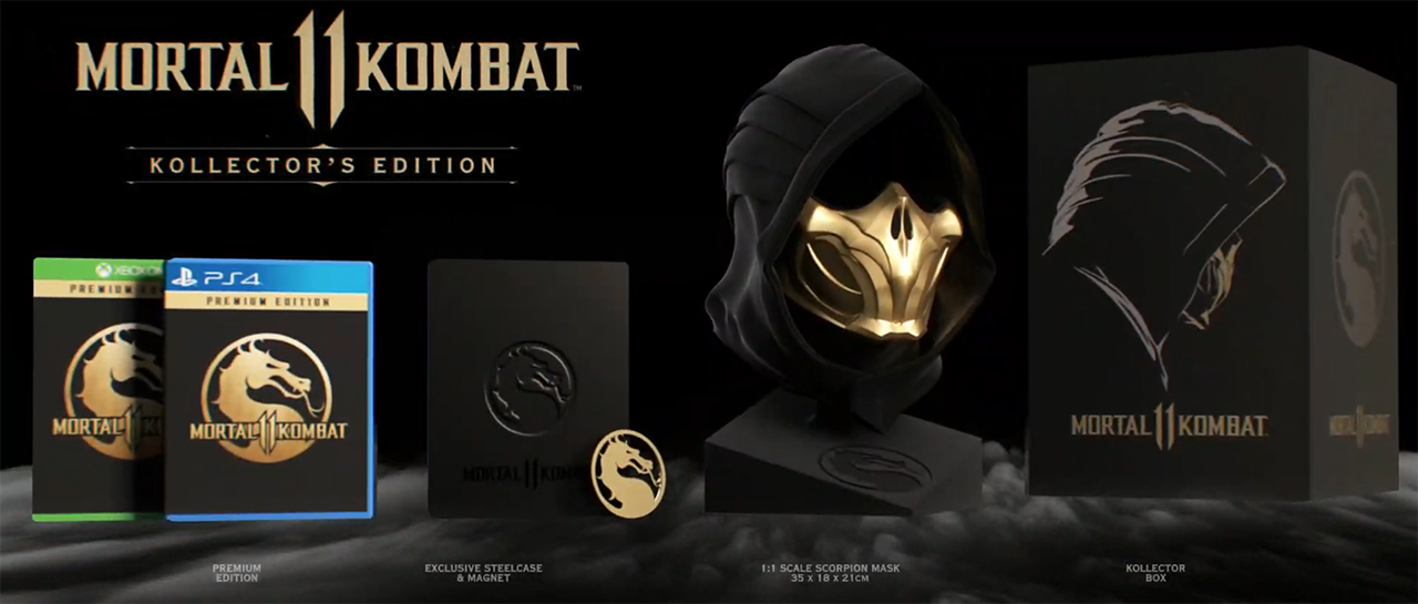 EdicionColeccion_MortalKombat11 "width =" 1280 "height =" 545 "srcset =" https://cdn.atomix.vg/wp-content/uploads/2019/01/EdicionColeccion_MortalKombat11.jpg 1280w, https://cdn.atomix.vg/ wp-content / uploads / 2019/01 / EdicionColeccion_MortalKombat11-300x128.jpg 300w, https://cdn.atomix.vg/wp-content/uploads/2019/01/EdicionColeccion_MortalKombat11-768x327.jpg 768w, https: // cdn. atomix.vg/wp-content/uploads/2019/01/EdicionColeccion_MortalKombat11-1024x436.jpg 1024w, https://cdn.atomix.vg/wp-content/uploads/2019/01/EdicionColeccion_MortalKombat11-250x106.jpg 250w, https: //cdn.atomix.vg/wp-content/uploads/2019/01/EdicionColeccion_MortalKombat11-550x234.jpg 550w, https://cdn.atomix.vg/wp-content/uploads/2019/01/EdicionColeccion_MortalKombat11-800x341.jpg 800w, https://cdn.atomix.vg/wp-content/uploads/2019/01/EdicionColeccion_MortalKombat11-423x180.jpg 423w, https://cdn.atomix.vg/wp-content/uploads/2019/01/EdicionColeccion_MortalKombat11 -705x300.jpg 705w, https://cdn.atomix.vg/wp-content/uploads/2019/0 1 / EditionColeccion_MortalKombat11-1174x500.jpg 1174w "dimensions =" ​​(max-width: 1280px) 100vw, 1280px "/></p>
<p><em><strong>Mortal Kombat 11</strong> </em>is one of the most anticipated games of the year, they know perfectly <strong>Warner Bros. Studios and NetherRealm</strong>. For the same reason, the companies have announced that the title will also have a collector edition, which they hope to lead fans of the crazy series.</p>
<p>Game collection edition (<strong>Kollector's Edition</strong>) will include a physical copy of <em><strong>Mortal Kombat 11</strong> </em>in its version <strong>prize</strong> (which includes several DLCs), a metal case, a magnet with the logo design of the game. and a replica of the mask <strong>scorpion</strong>. All content will be included in an equally special package.</p>
<p>Currently, the price at which this edition will be sold has not been disclosed, whether it will include some additional content, or whether it will be available for other platforms <strong>PS4 and Xbox One</strong>. As soon as more details are released, we will share them.</p>
<p><strong><em>Mortal Kombat 11</em> </strong>will be on sale in April 23 in <strong>PS4, Xbox One, Switch and PC.</strong></p>
<p>Source: NetherRealm studios</p>
</p></div>
<p><script>(function(d, s, id) {
  var js, fjs = d.getElementsByTagName(s)[0];
  if (d.getElementById(id)) return;
  js = d.createElement(s); js.id = id;
  js.src = 