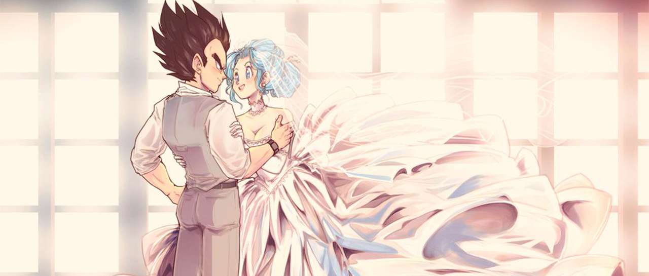 Dragon Ball: Fanart nos muestra cómo sería la boda de Vegeta y Bulma |  Atomix