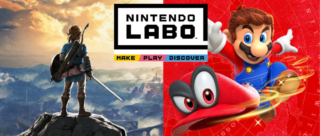 Nintendo Labo Mario Odyssey Breath of the Wild Atomix