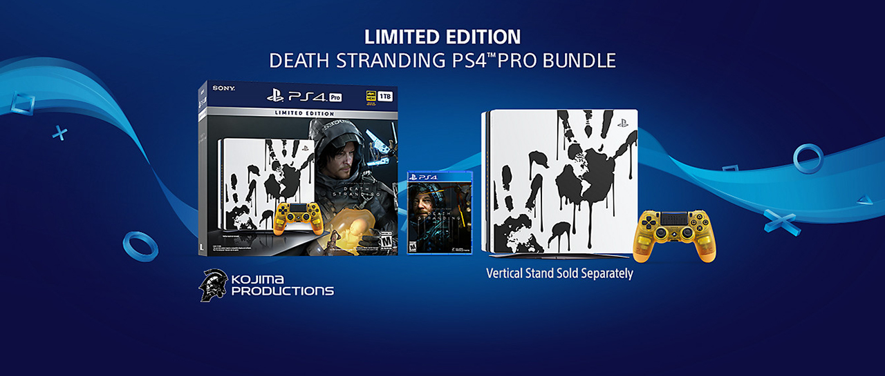 limited edition death stranding playstation 4 pro 1tb bundle