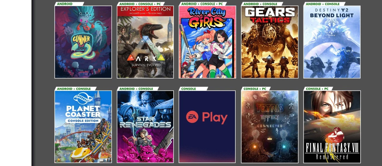 playstation game pass list