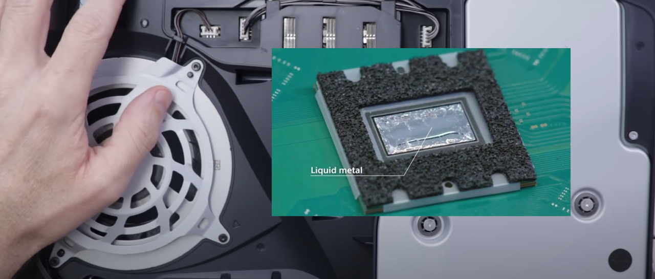 Qué tan eficaz es el enfriamiento con metal líquido del PS5? Video lo pone  a prueba