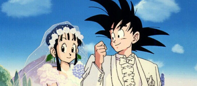 Pareja festeja su boda con cosplay de Goku y Milk Atomix