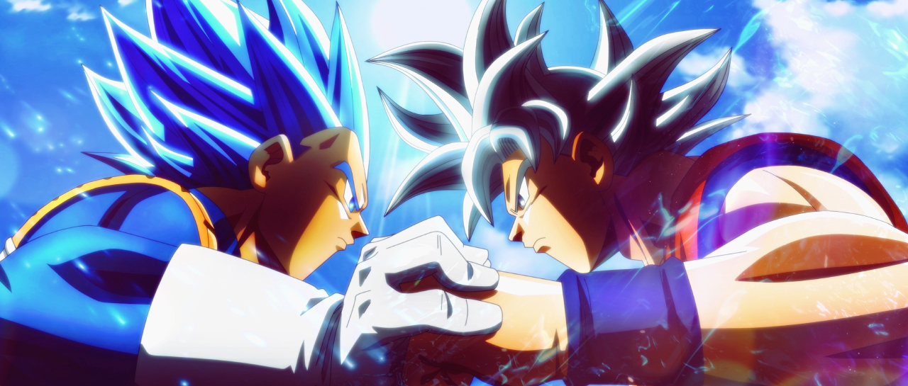  Goku y Vegeta se enfrentan en esta increíble animación
