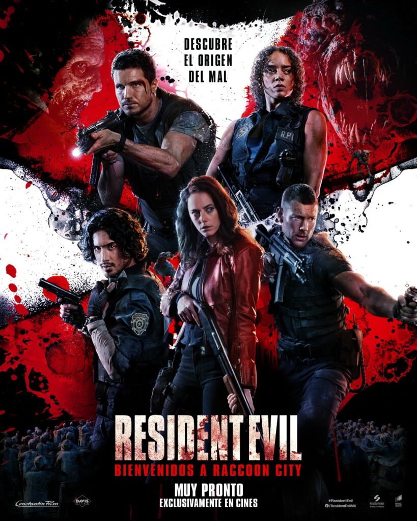 Nuevo póster de Resident Evil: Welcome to Raccoon City