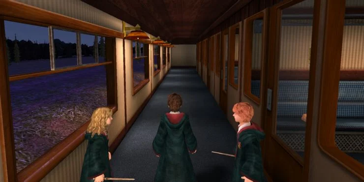 The-Trio-On-The-Hogwarts-Express