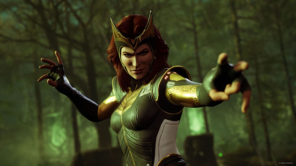 Marvel_s Midnight Suns – Screenshot – The Scarlet Witch-min