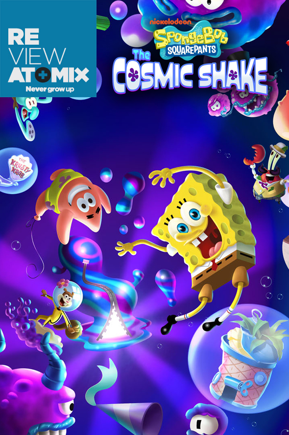 Review SpongeBob SquarePants The Cosmic Shake logo