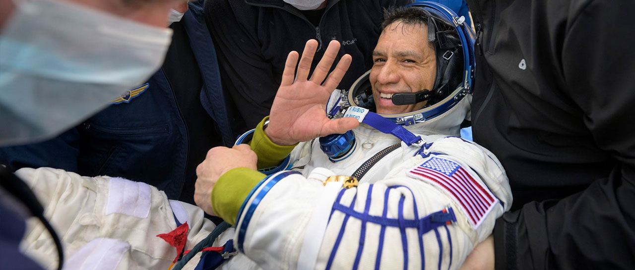 Astronaut returns to Earth after 371 days on the ISS